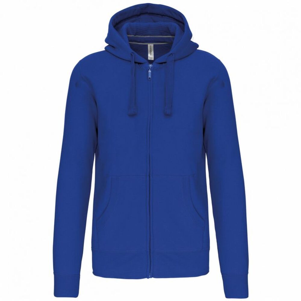 Kariban Unisex Adult Full Zip Hoodie / Light Royal Blue